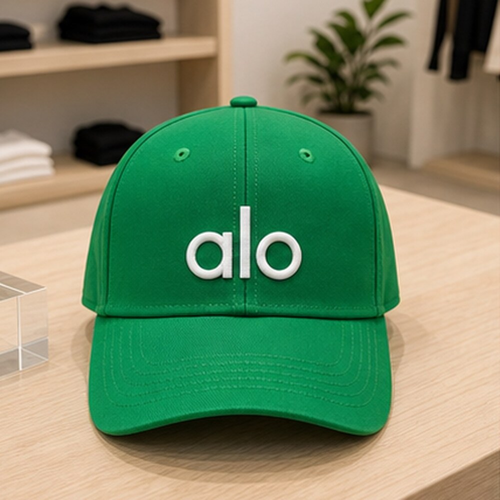 ALO Yoga Green Golf Baseball Cap Hat Activewear